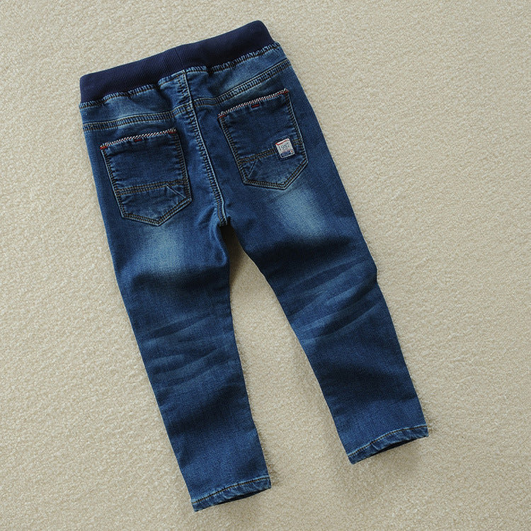 Children's Clothing Crawler Jeans Trousers Casual Stretch Children's Pants