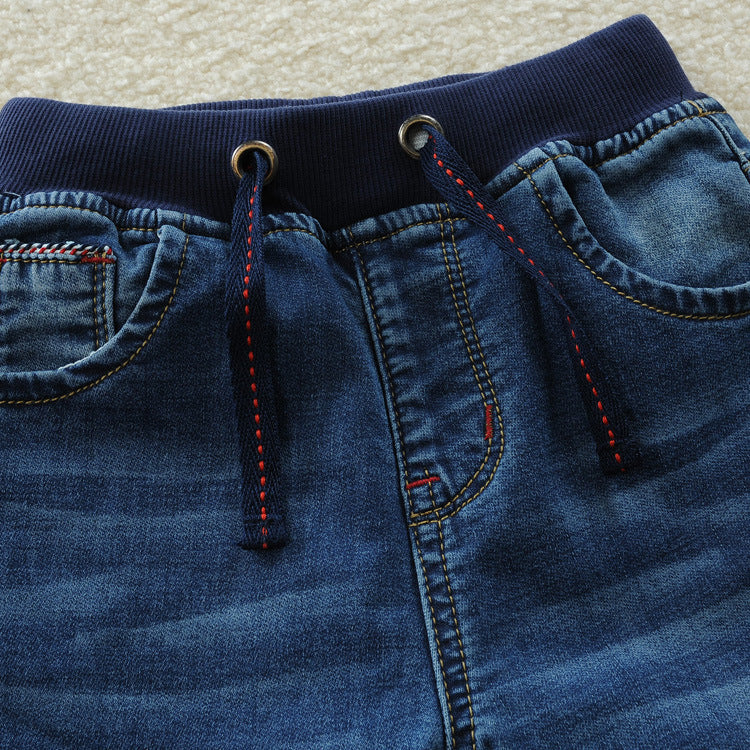 Children's Clothing Crawler Jeans Trousers Casual Stretch Children's Pants