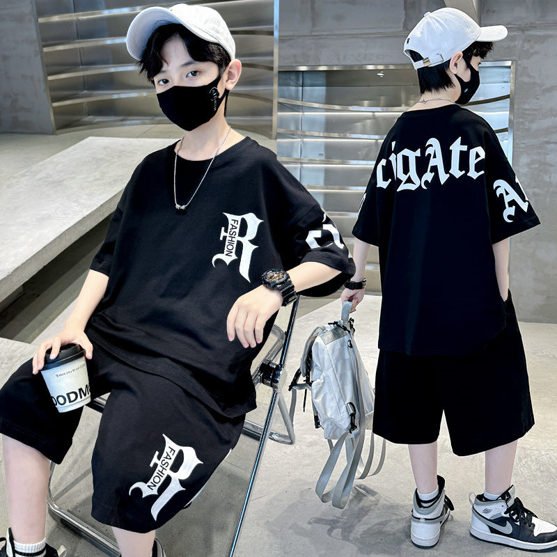 Children's Clothing Shorts Short-sleeved Thin Sports Boys Children's Suit