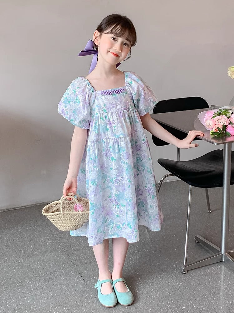 Children's Summer Fashionable High-grade Princess Little Children's Dress