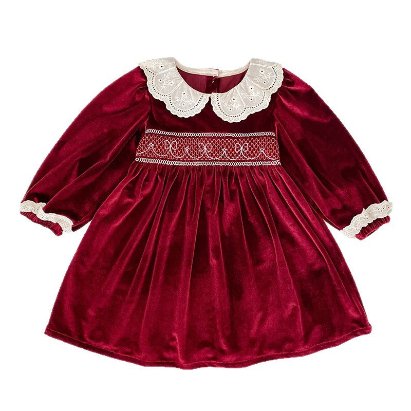 Veet Long Sleeves Rompers Romper Sisters Children's Dress