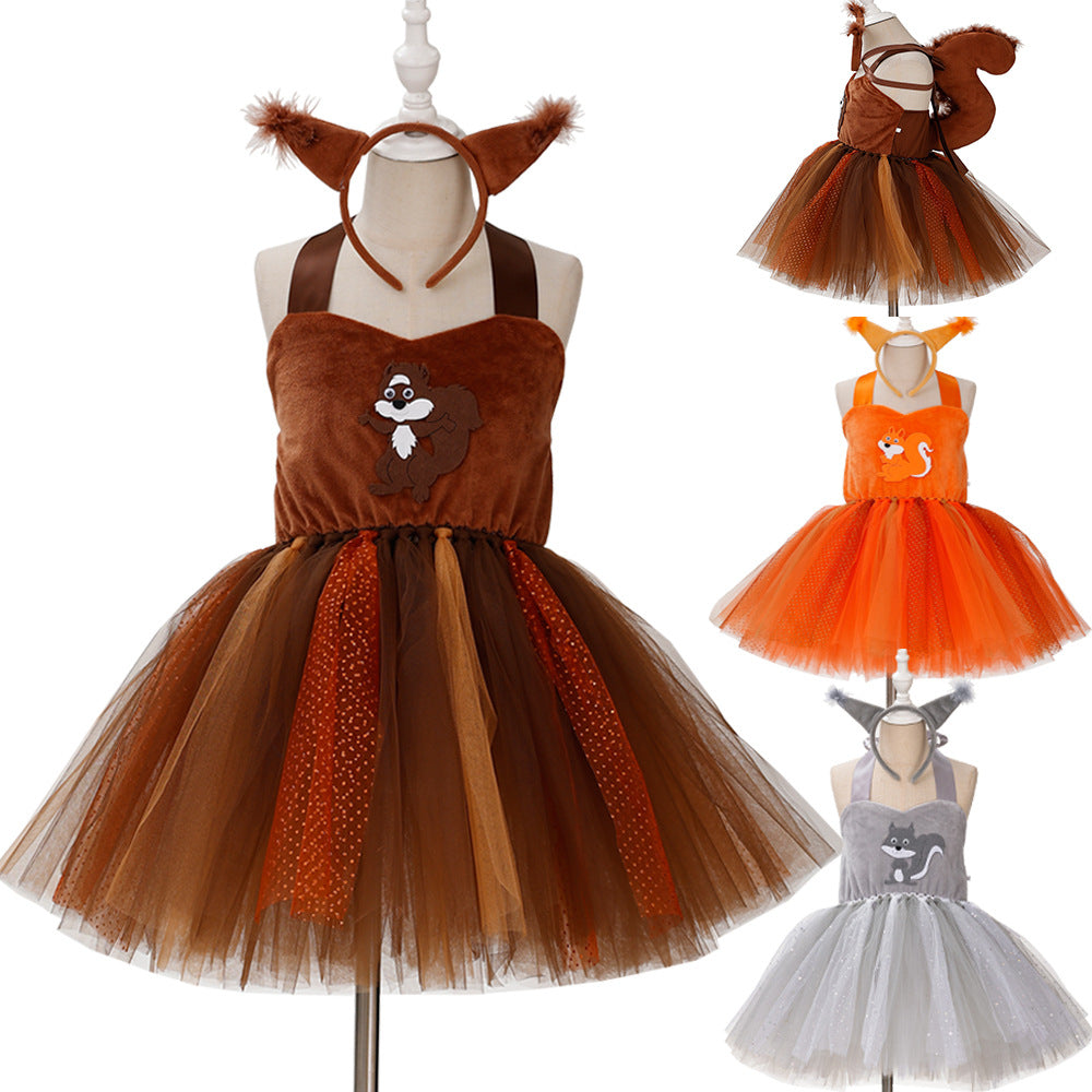 Children's Halloween Role-playing Cartoon Dance Skirt Day Children's Dress