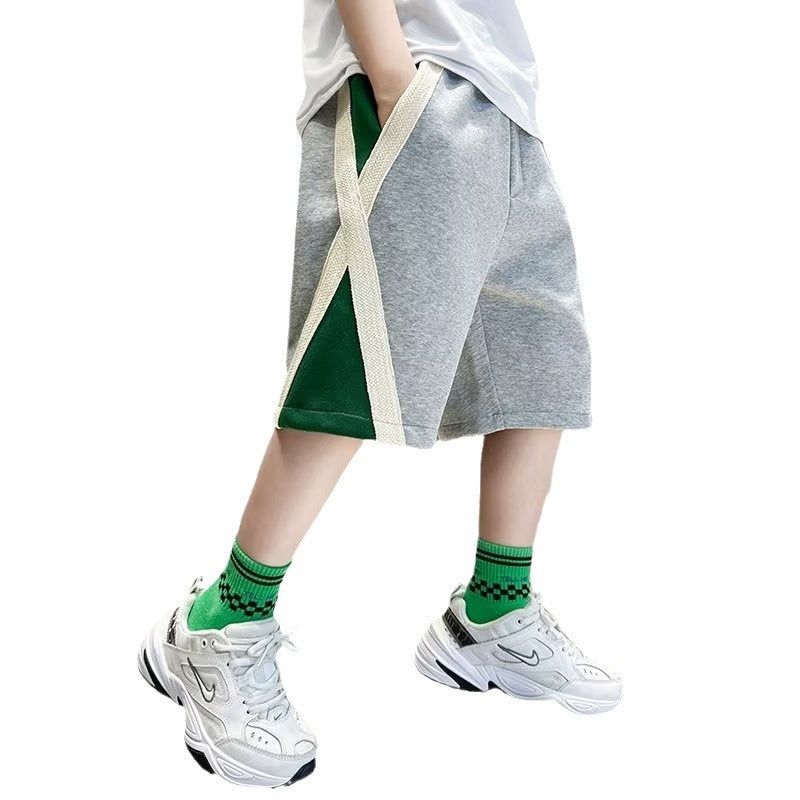 Children's Clothing Boy Summer Shorts Middle Medium Big Children's Pants
