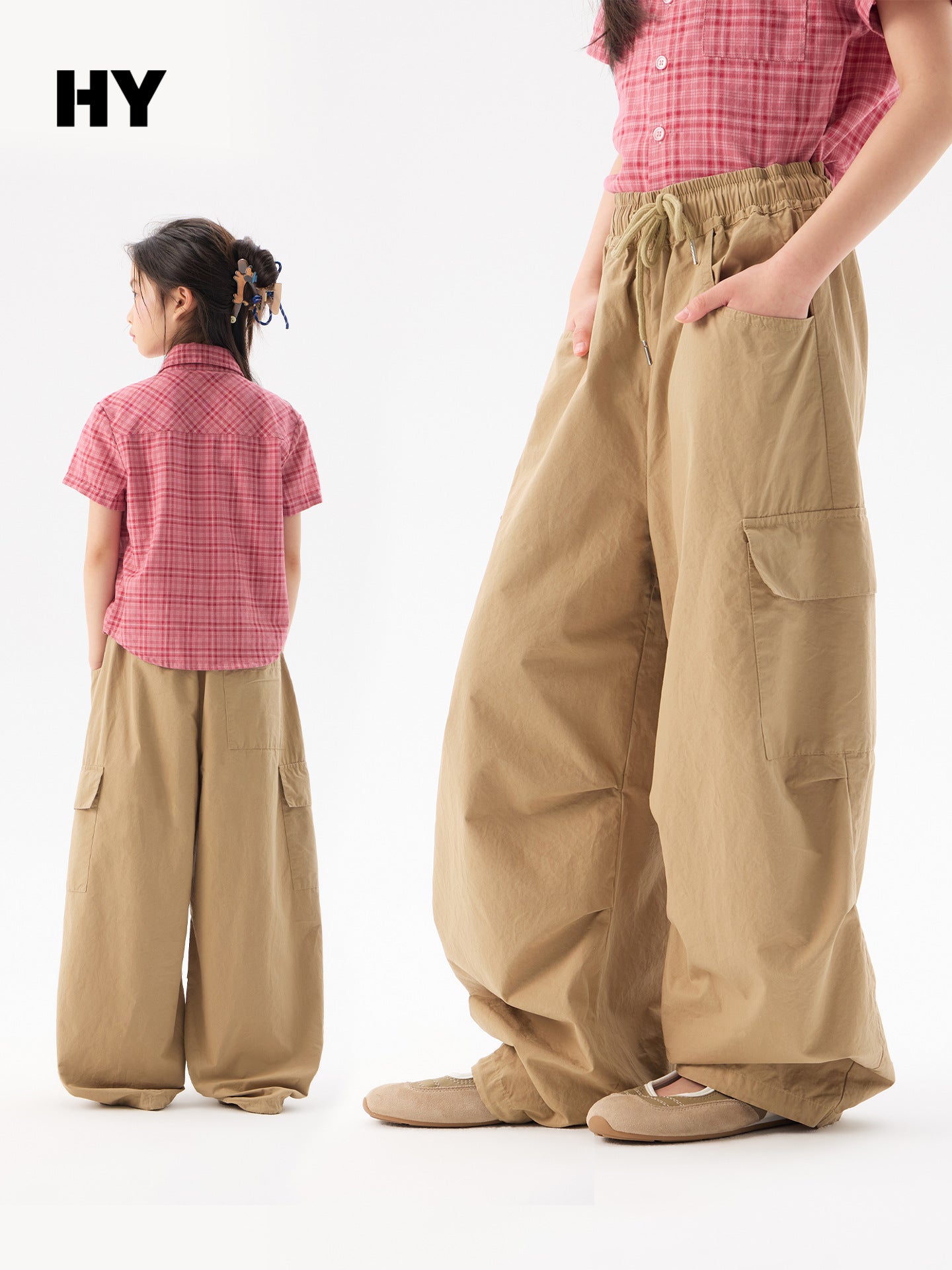 Children's Clothing Overalls Summer Cotton Loose Middle Children's Pants