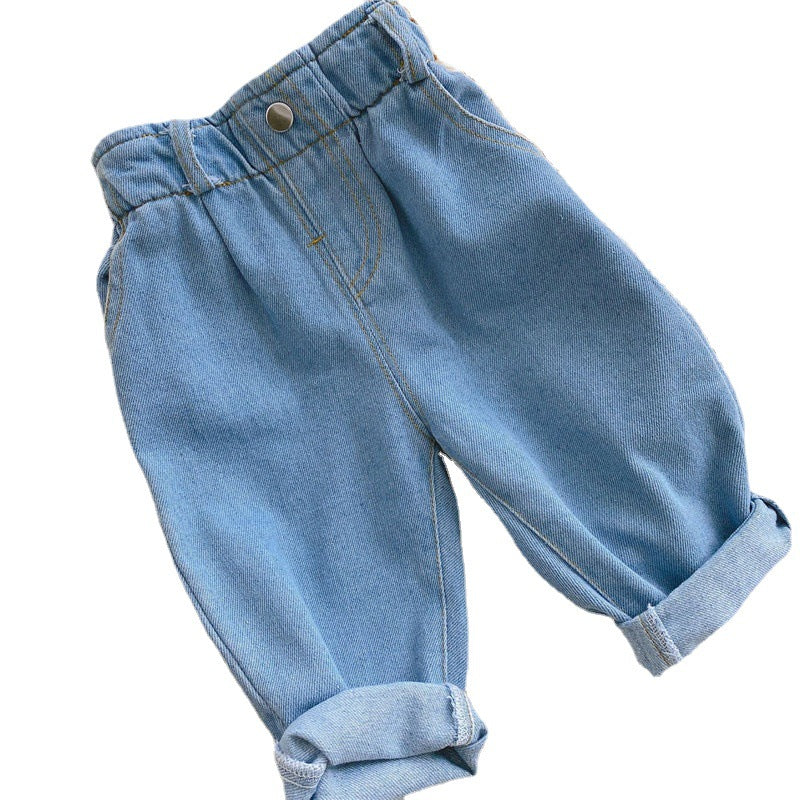 Children's Jeans Spring Long For Boys Casual Children's Pants