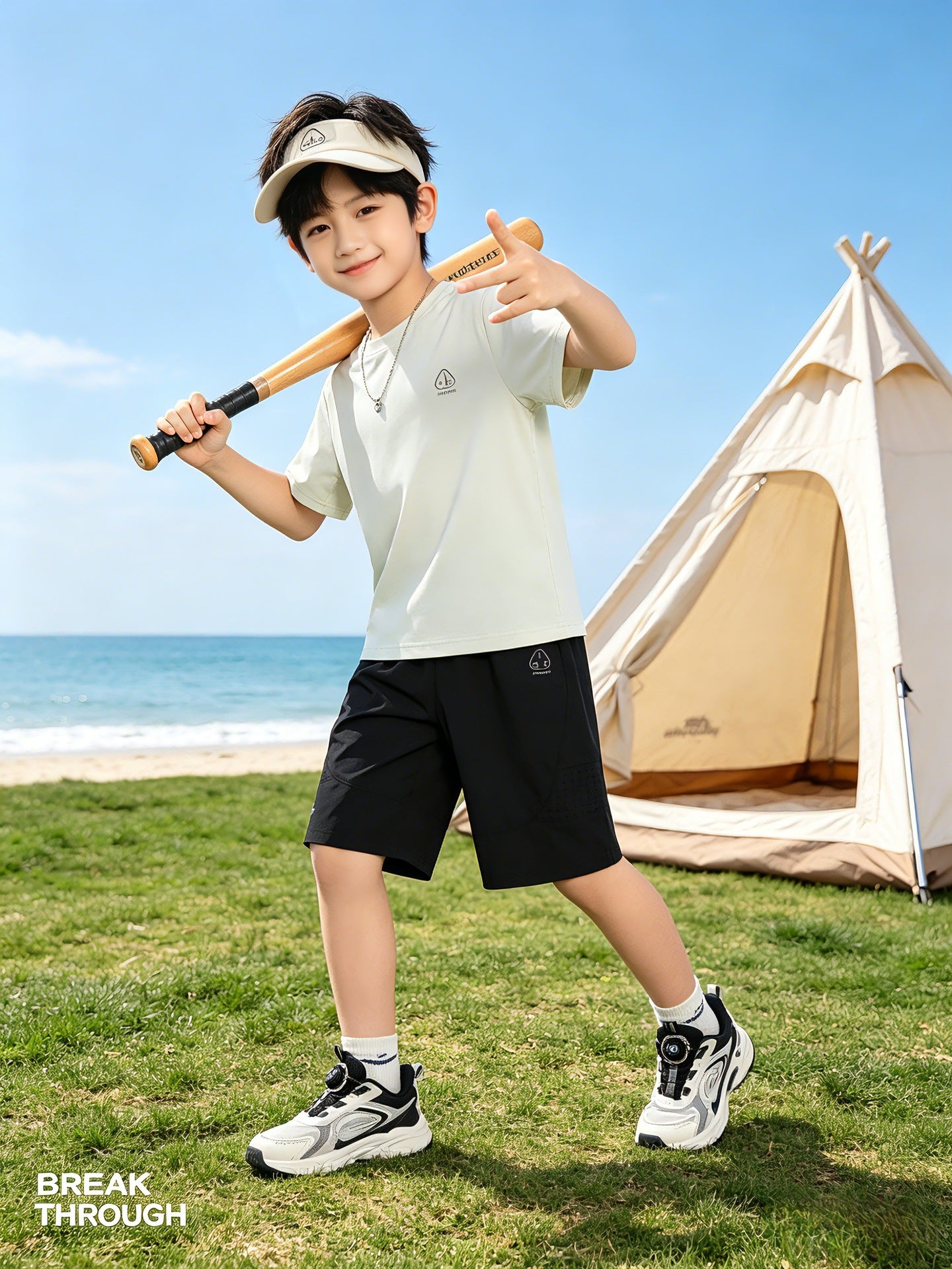 Children's Shorts Medium Big Fashionable Cropped Outdoor Children's Pants