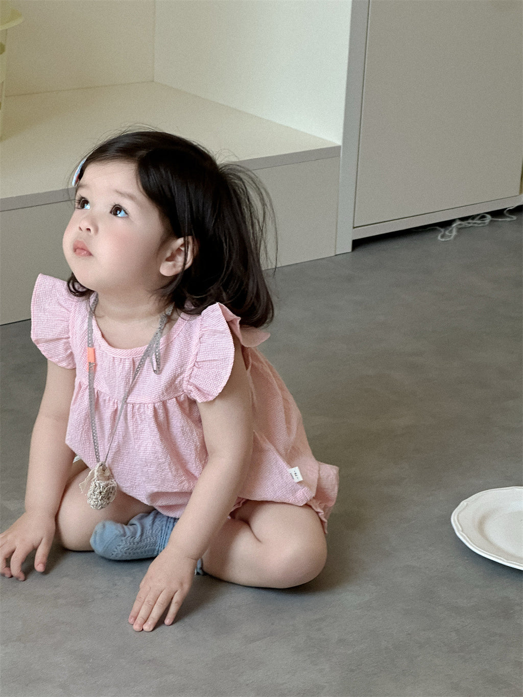 Children's Summer Clothes Thin Clothing Korean Style Fungus Shoulder Sleeveless Children's Suit