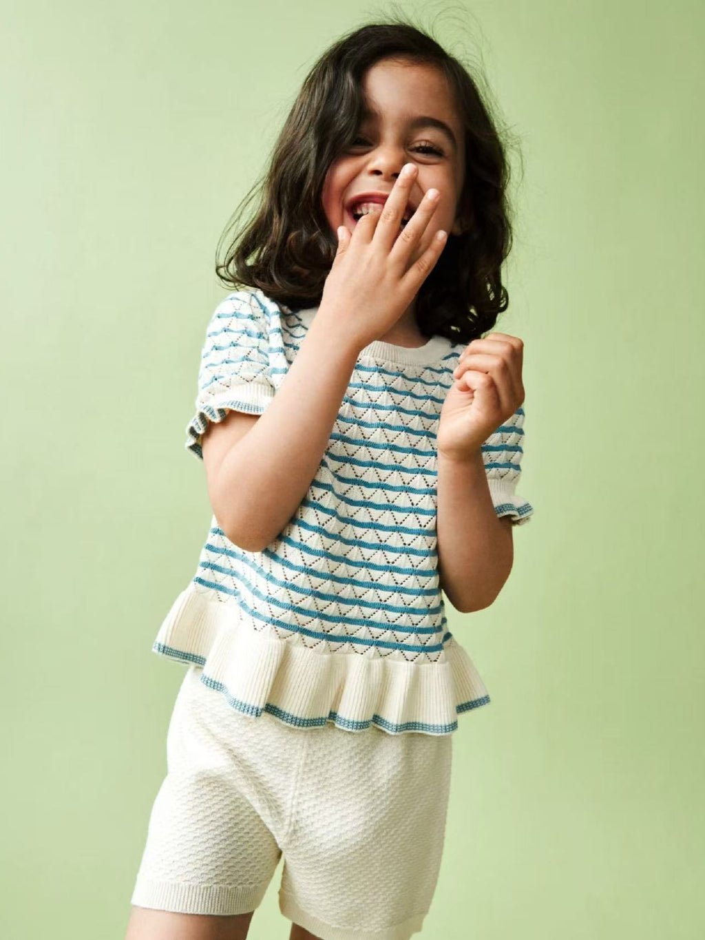 Classic Children's Style Cotton Knitted Shorts Children's Pants