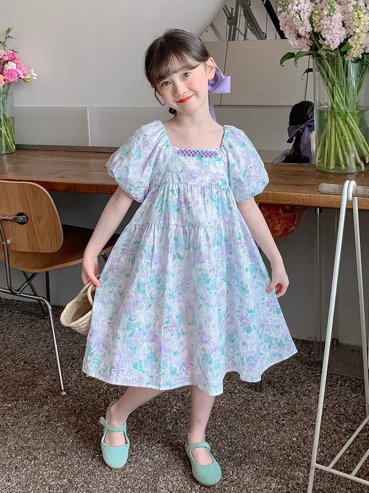 Children's Summer Fashionable High-grade Princess Little Children's Dress