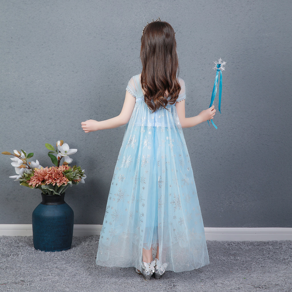 Frozen 2 Princess Summer Costume Elsa Aisha Children's Dress