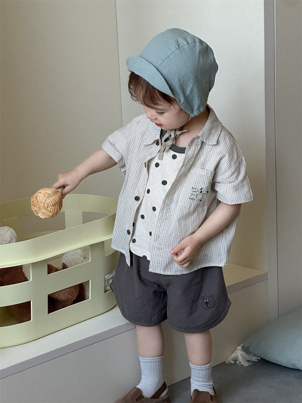 Children's Clothes Thin Clothing Korean Style Shirt T-shirt Children's Suit