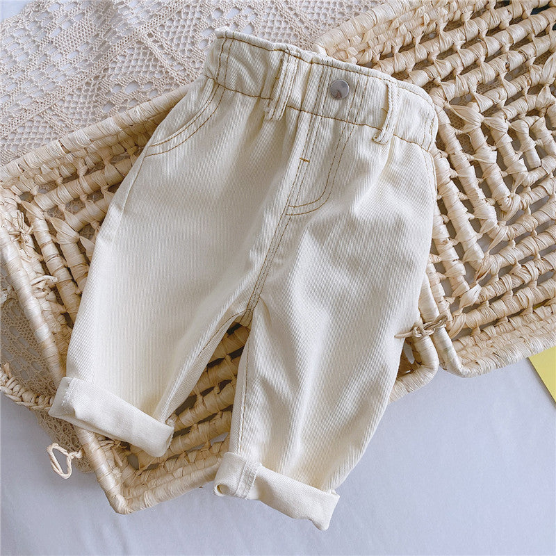Children's Jeans Spring Long For Boys Casual Children's Pants
