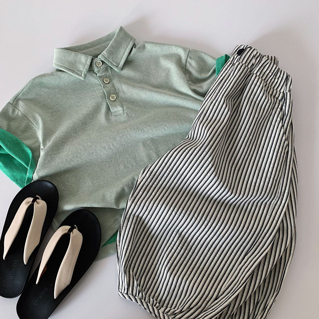 Children's Boy's Summer Vertical Stripe Thin Trousers Boys Children's Pants