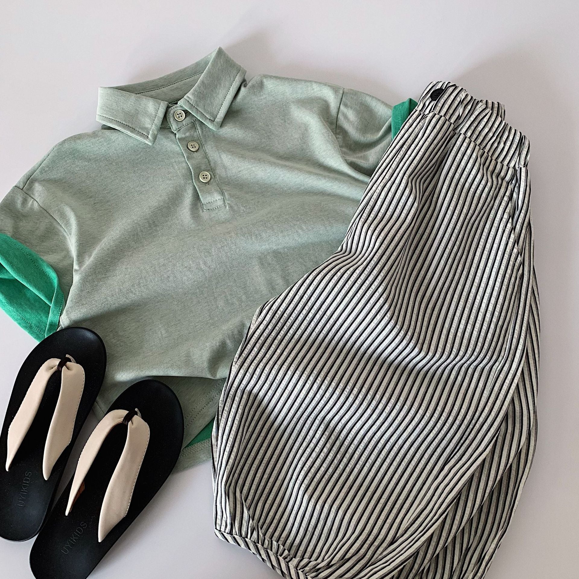 Children's Boy's Summer Vertical Stripe Thin Trousers Boys Children's Pants