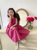 Children's Sleeveless Princess Summer Cotton Large Skirt Children's Dress
