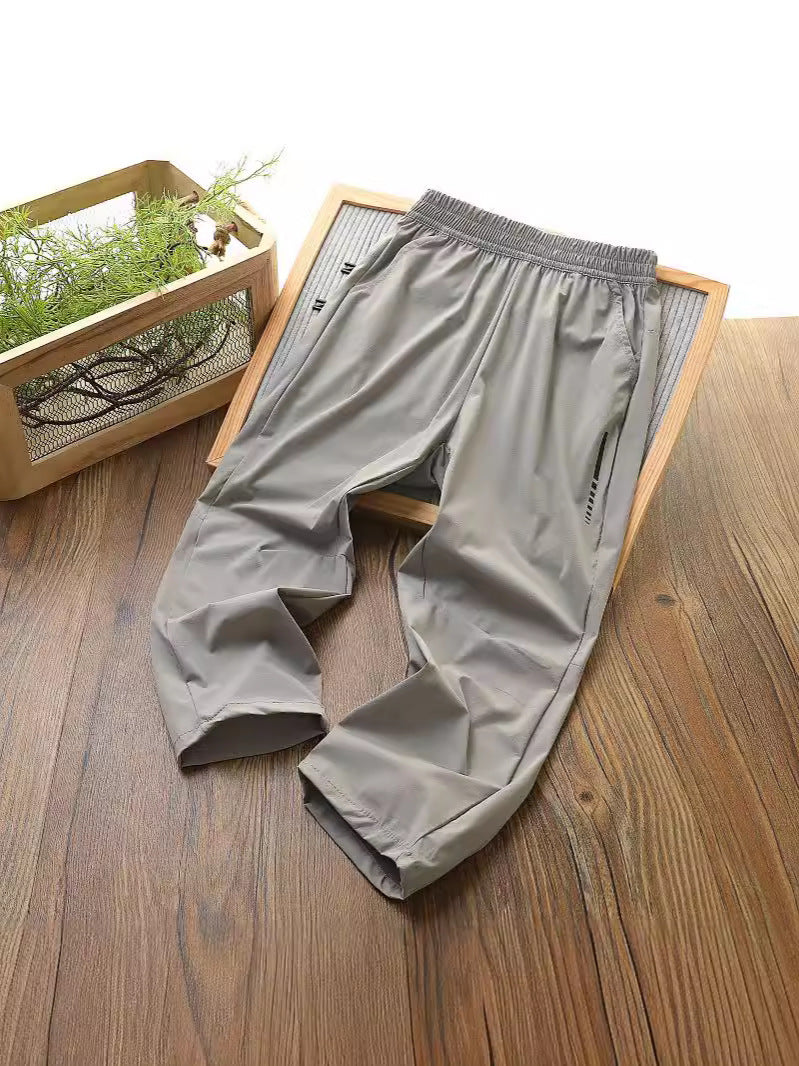 Children's Summer Three-dimensional Clean Waist Middle Big Air Conditioning Trousers Thin Children's Pants