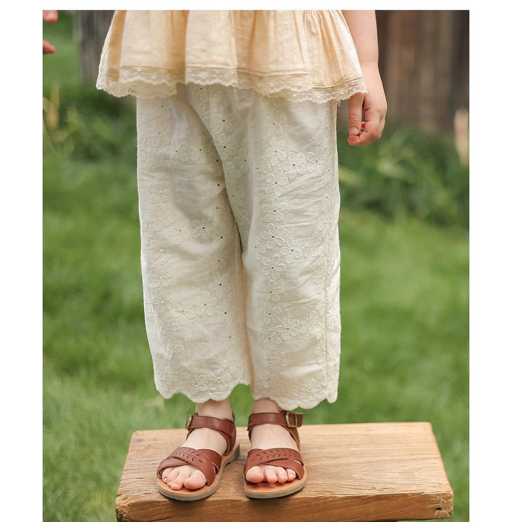 Children's Lace Casual Princess Summer Style Anti Mosquito Children's Pants
