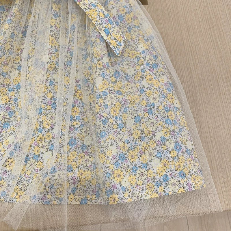 Summer Korean Style Little Bear Pure Cotton Soft Breathable Princess Children's Dress