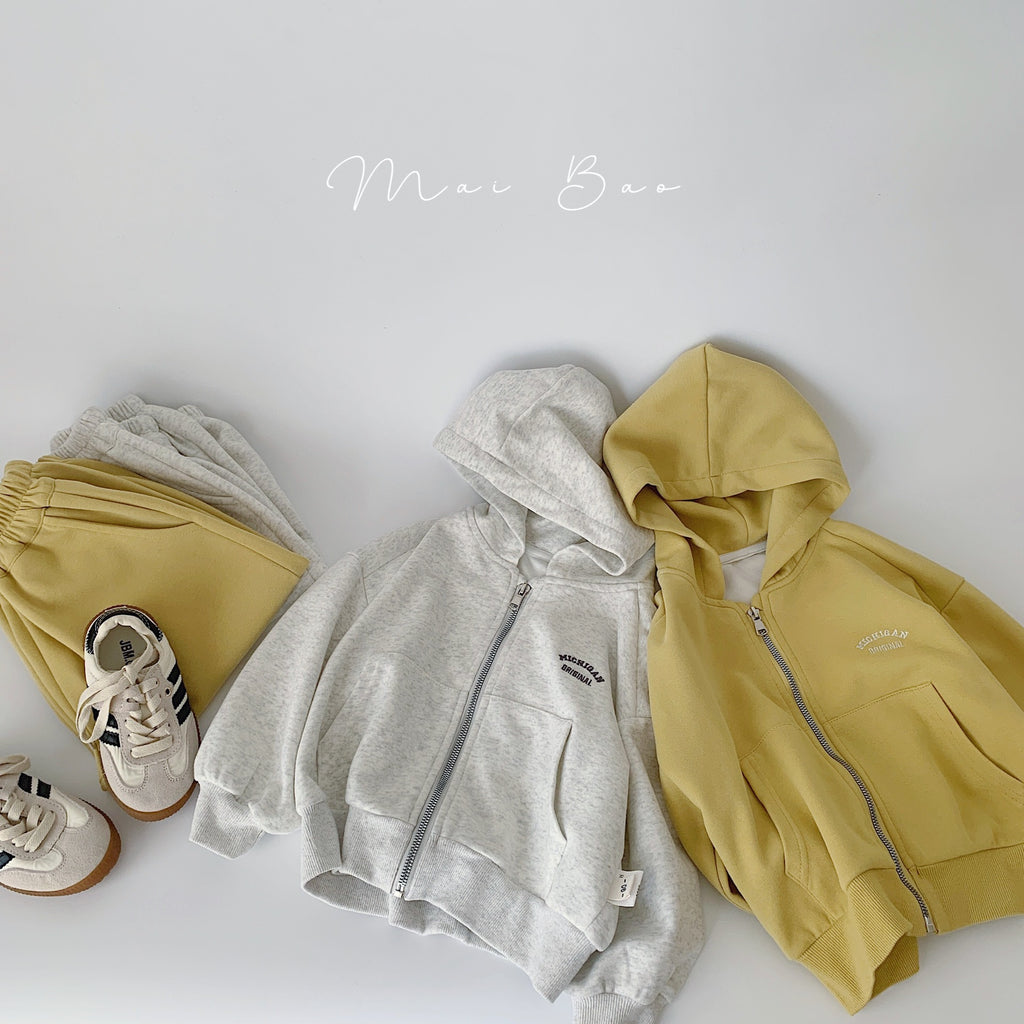 Children's Boys Solid Color Coat Casual Pants Children's Suit
