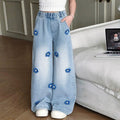 Children's Medium Big Jeans Loose Western Style Children's Pants