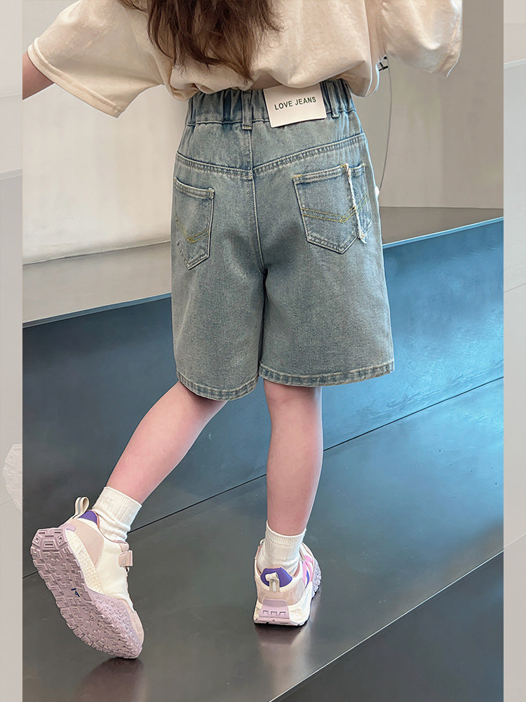 Children's Loose Shorts Korean Style Hot Teenager Clothing Children's Pants