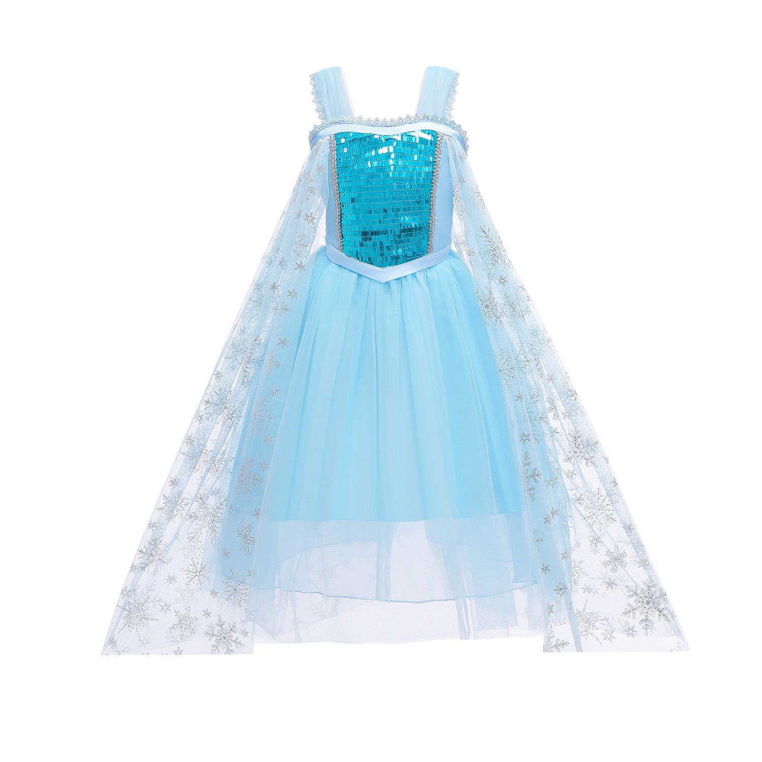 Frozen 2 Princess Summer Costume Elsa Aisha Children's Dress