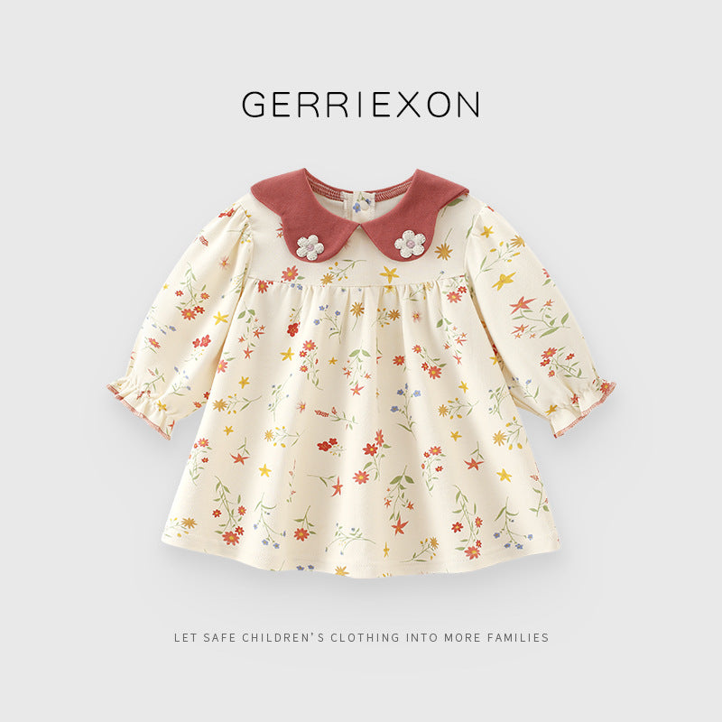 Purified Cotton Clothes For Babies Princess Children's Dress