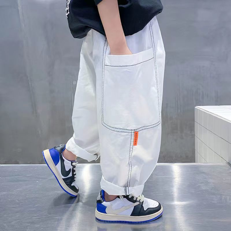 Children's Thin Anti Mosquito Middle Big Tide Children's Pants