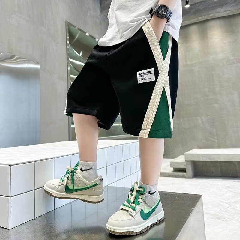 Children's Clothing Boy Summer Shorts Middle Medium Big Children's Pants