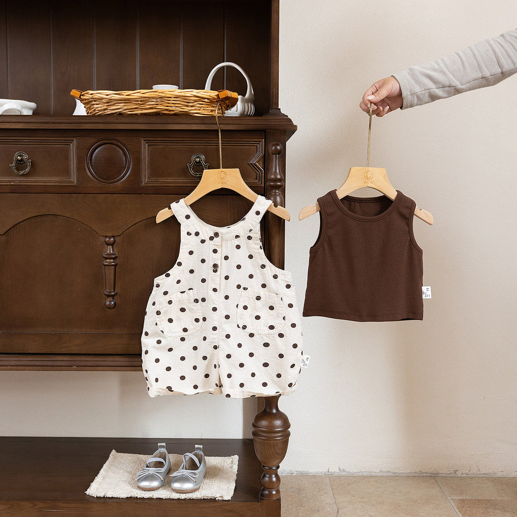 Clothes For Babies Summer Suspender Western Style Infant Thin Wear Children's Suit