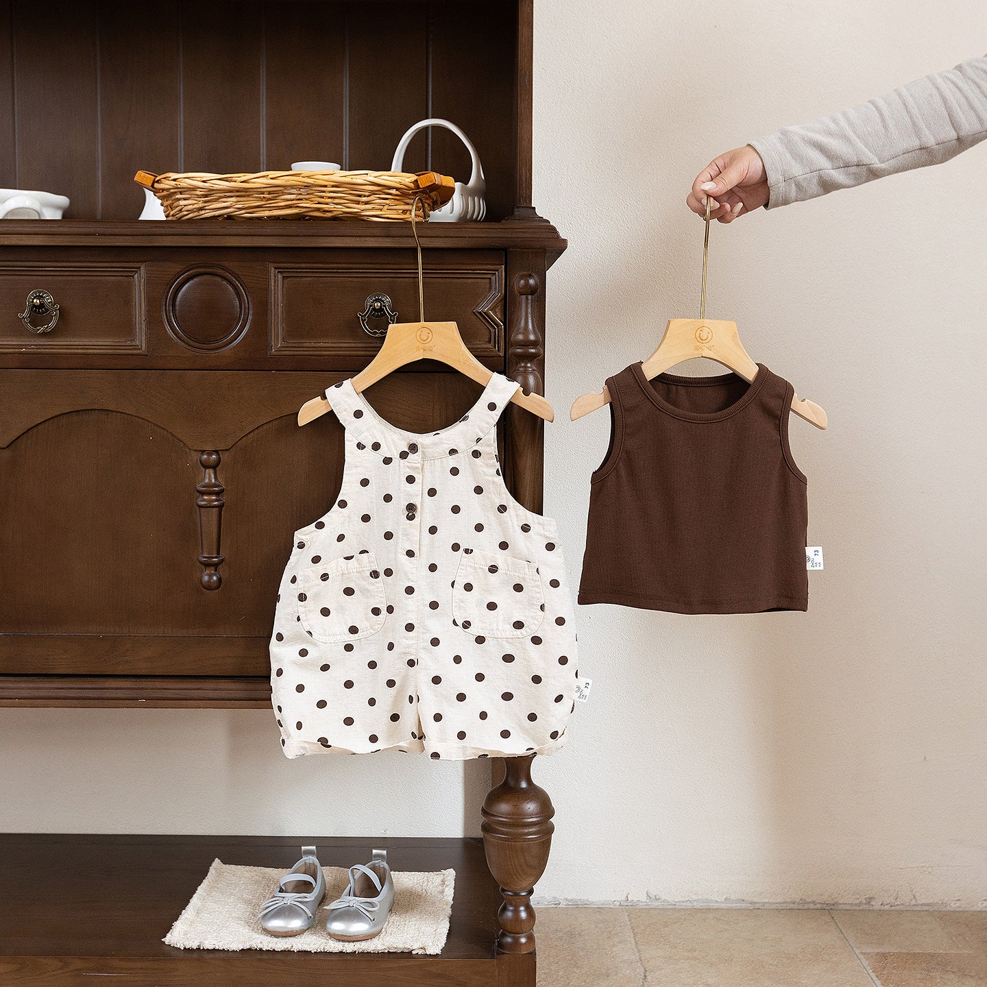 Clothes For Babies Summer Suspender Western Style Infant Thin Wear Children's Suit