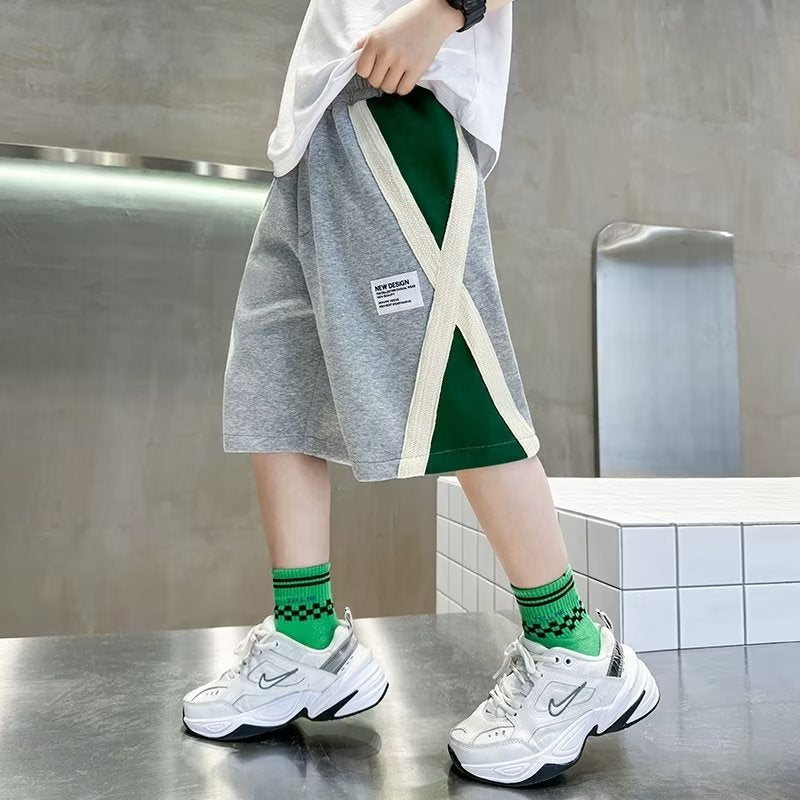 Children's Clothing Boy Summer Shorts Middle Medium Big Children's Pants