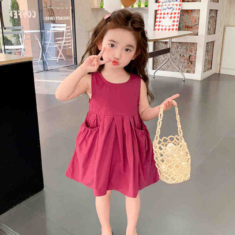 Children's Summer Trendy Thin Cotton For Princess Skirt Children's Dress