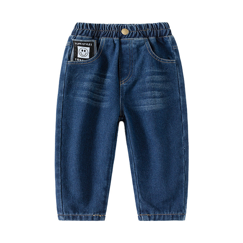 Children's Spring Jeans Casual Korean Style Trousers Children's Pants