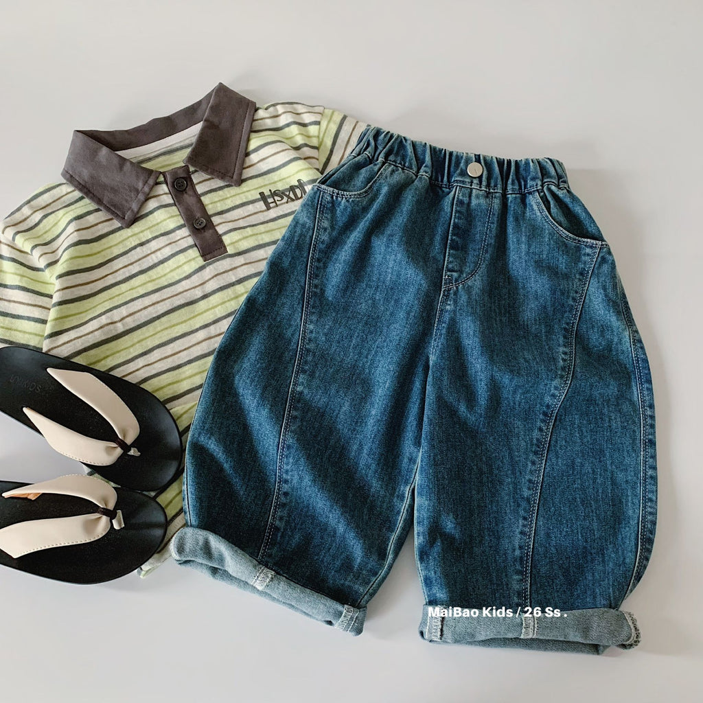 Children's Boy Summer Machete Jeans Casual Thin Type Loose Trousers Children's Pants