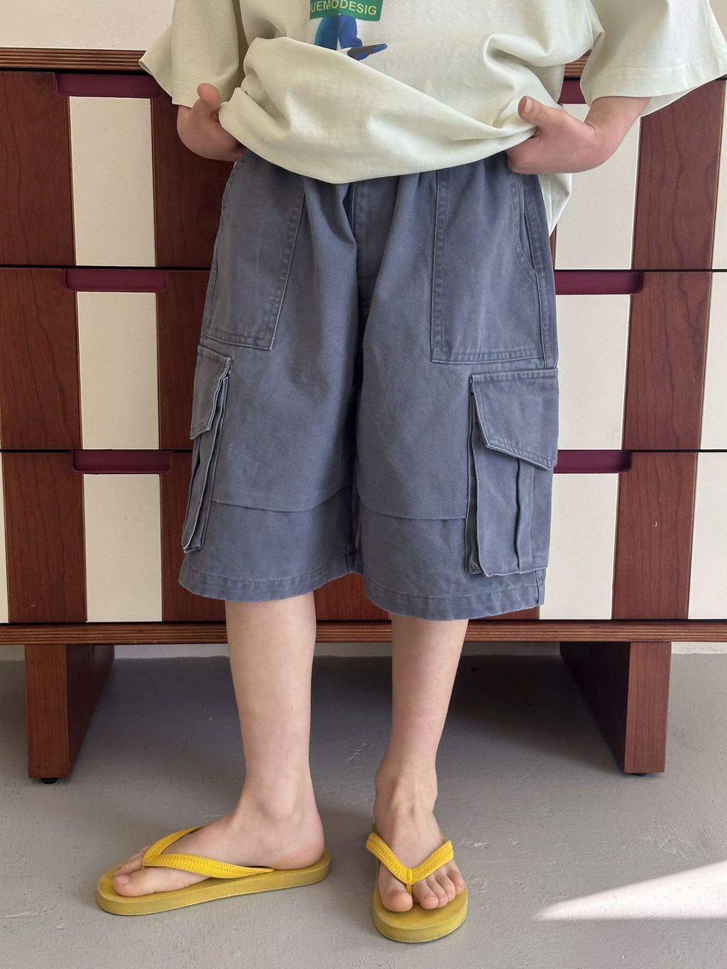 Children's Summer Fifth Overalls Boy Leisure Middle Children's Pants