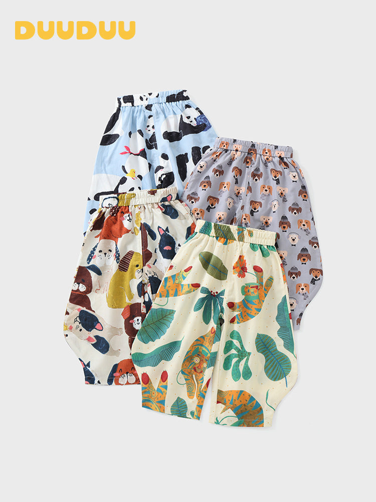 Children's Cool Summer Clothes Ankle Banded Casual Children's Pants