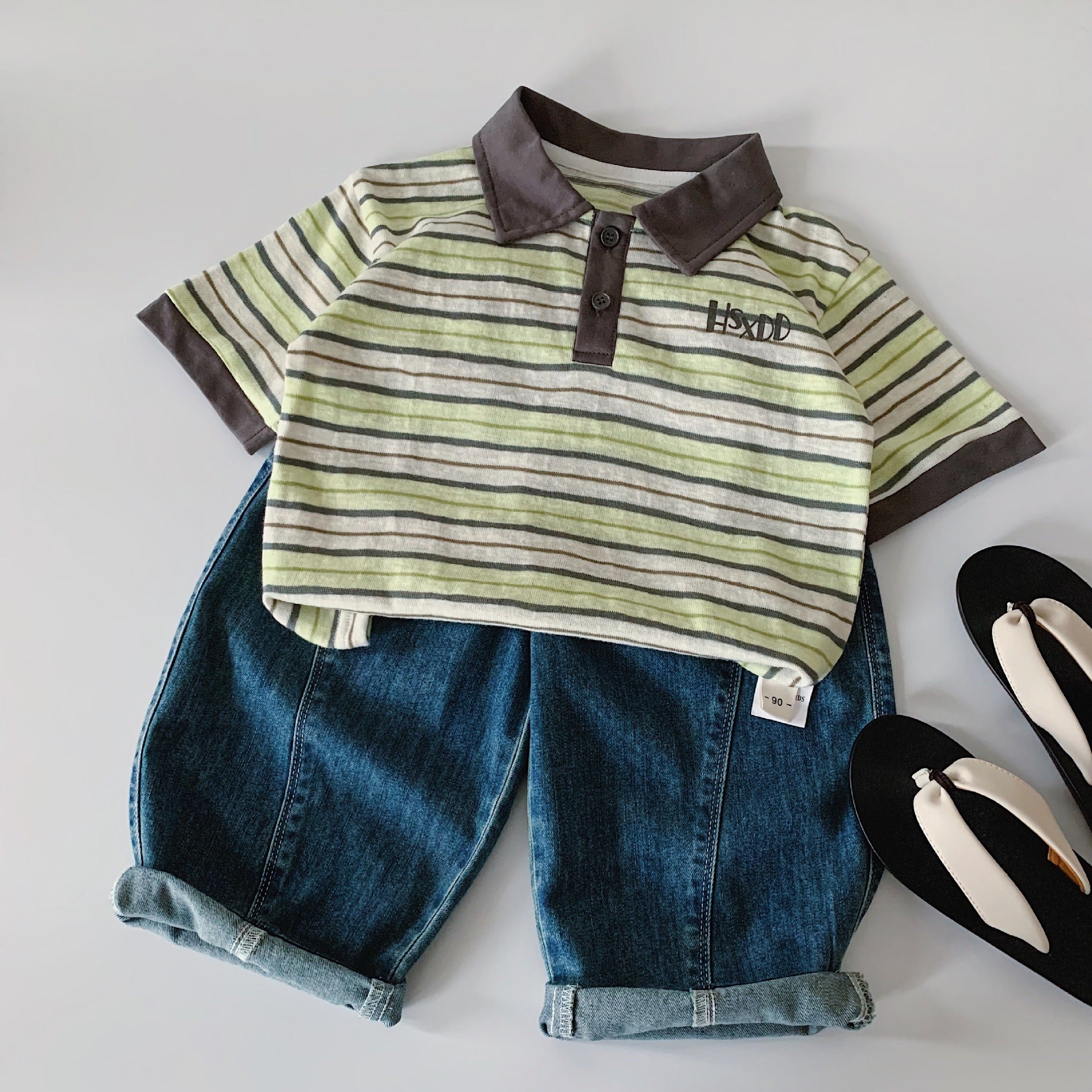 Children's Boy Summer Machete Jeans Casual Thin Type Loose Trousers Children's Pants