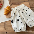 Children's Dot Summer Fashionable Korean Casual Thin Children's Pants