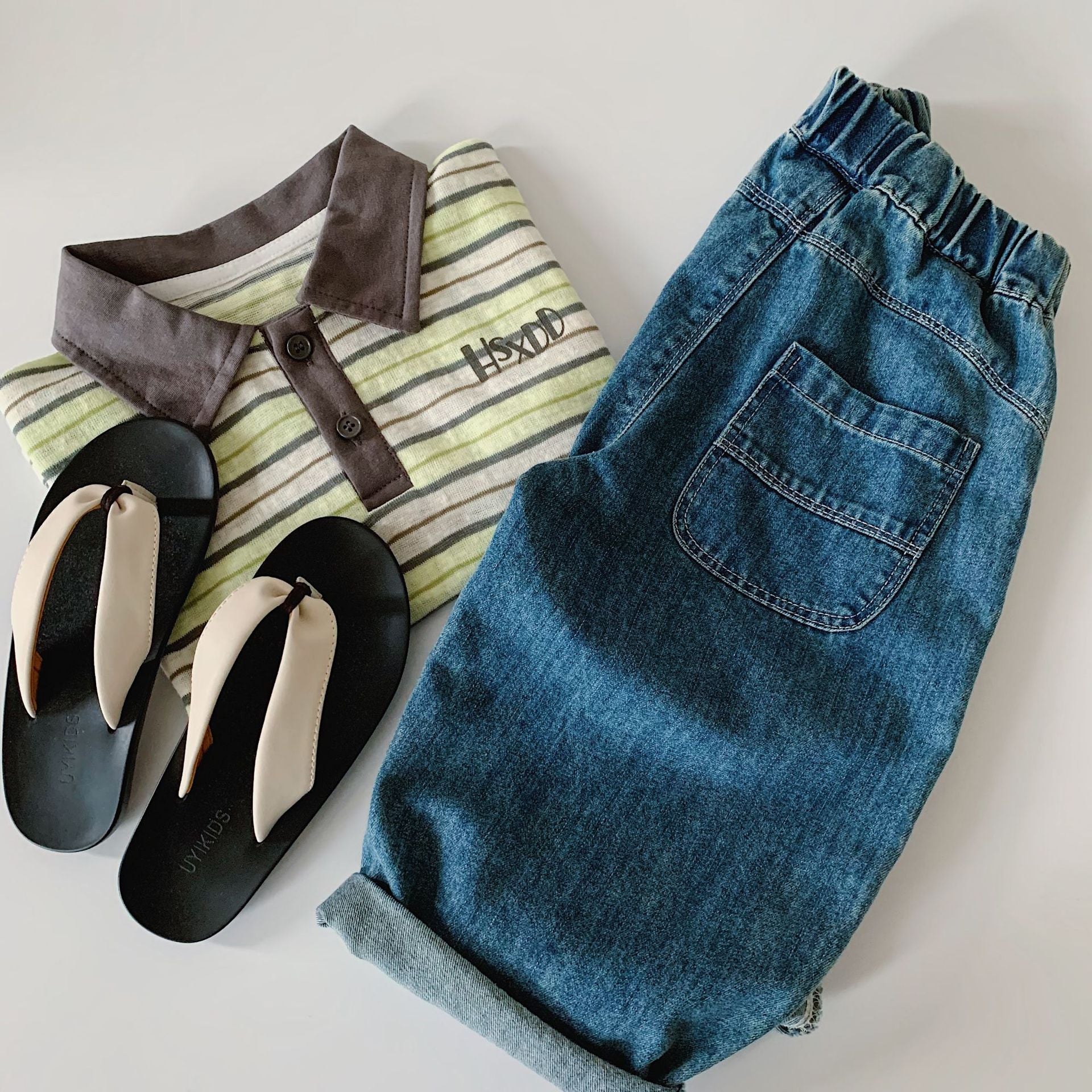Children's Boy Summer Machete Jeans Casual Thin Type Loose Trousers Children's Pants