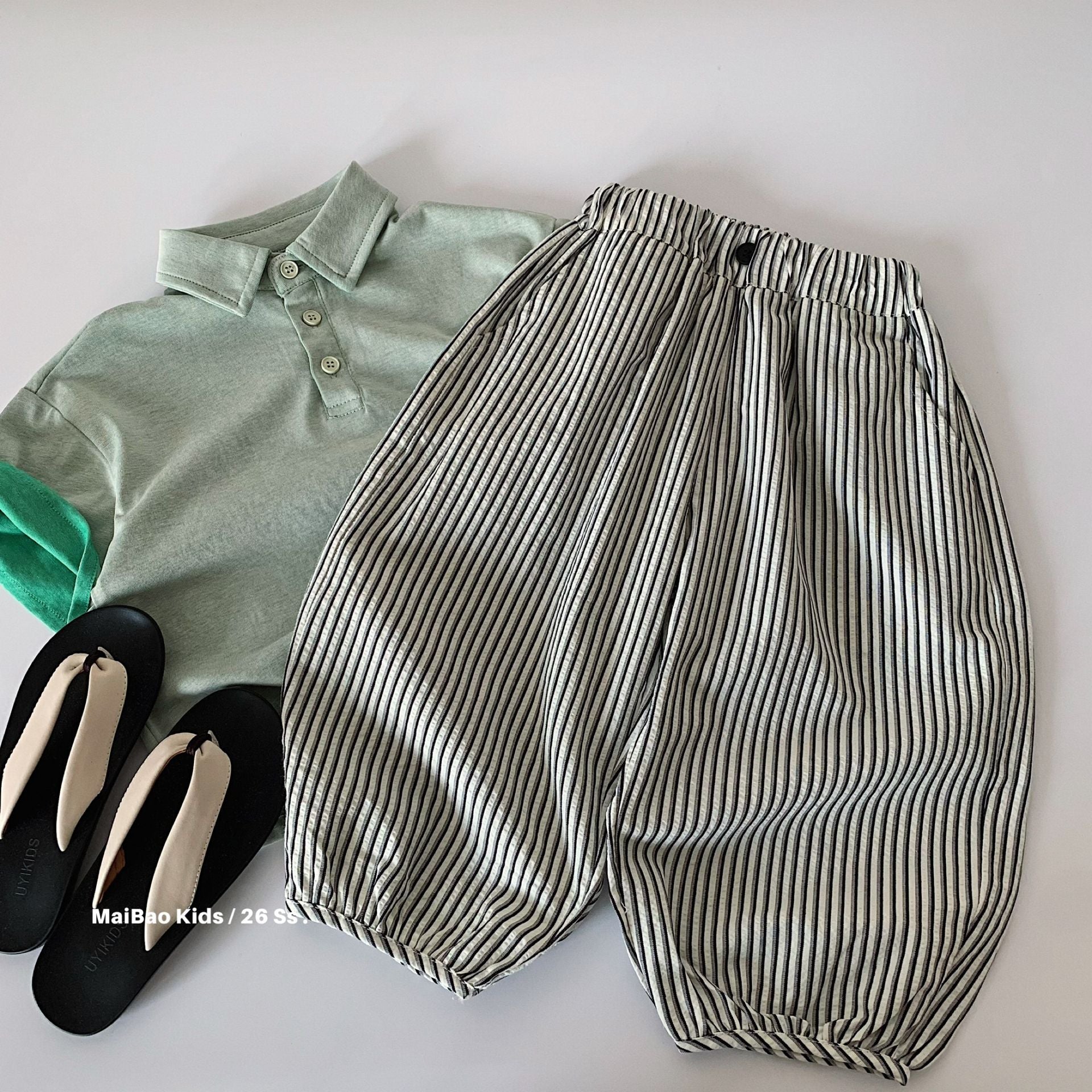 Children's Boy's Summer Vertical Stripe Thin Trousers Boys Children's Pants