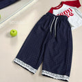 Children's Summer Lace Medium Big Raw Wash Children's Pants
