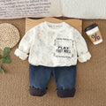 Children's Fleece Thermal Hoodie Fashionable Clothes Leisure Children's Suit