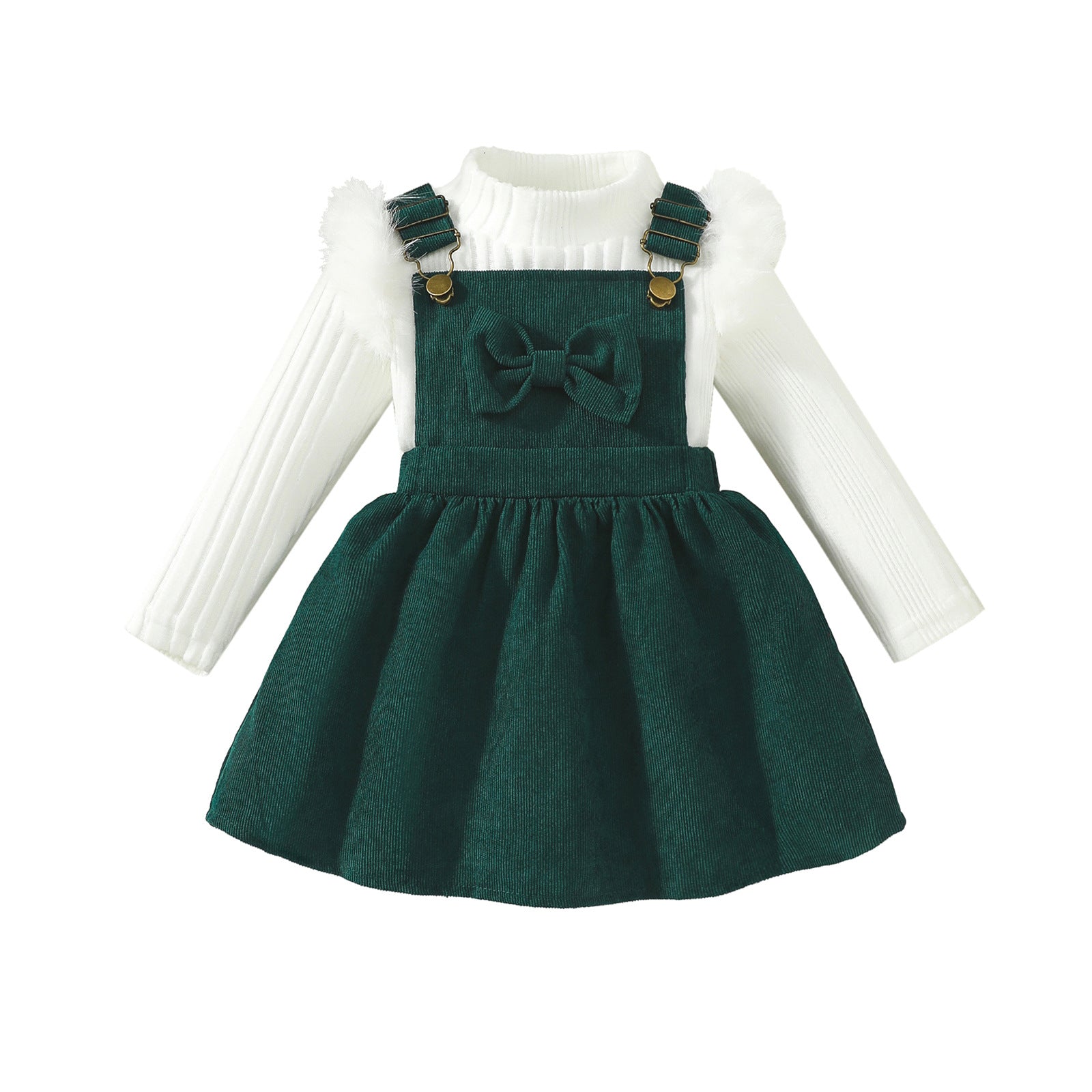 Popular Children's Clothing Christmas T-shirt Suspender Children's Suit