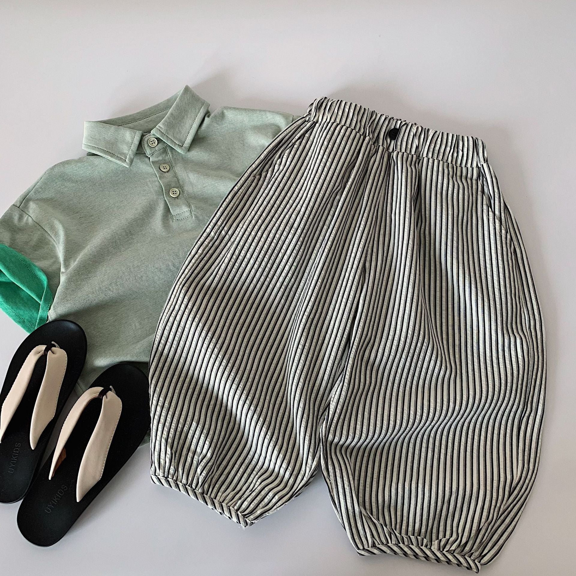 Children's Boy's Summer Vertical Stripe Thin Trousers Boys Children's Pants