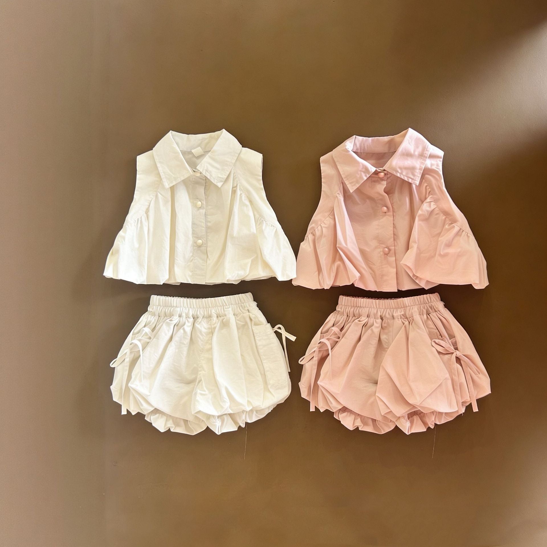 Summer Korean Style Two-piece For Western Fried Children's Suit