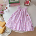 Embroidered Bud Summer Fashionable Princess Skirt Children's Dress