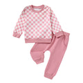 Children's Plaid Long-sleeved Trousers Pocket Boys To Children's Suit