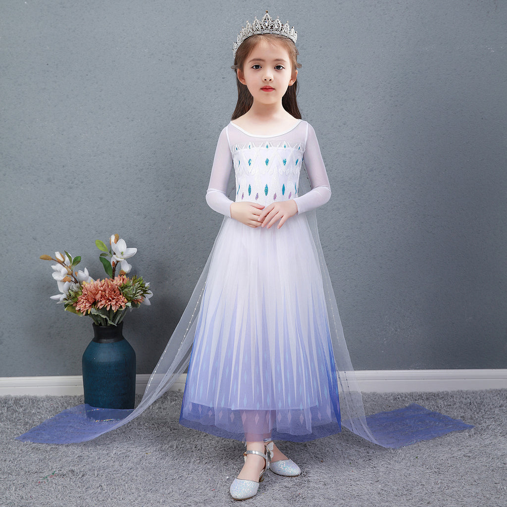 Women's Elsa Frozen 2 Aisha Summer Skirt Clothes Children's Dress
