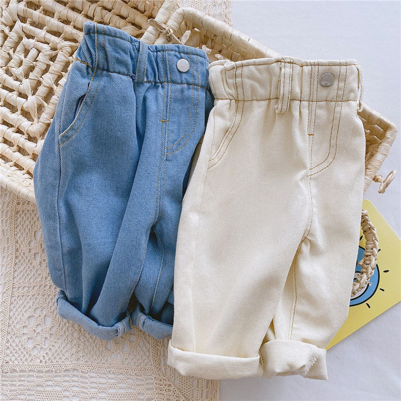 Children's Jeans Spring Long For Boys Casual Children's Pants